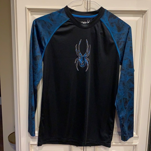 Spyder base layer long sleeve boys shirt - Picture 1 of 4
